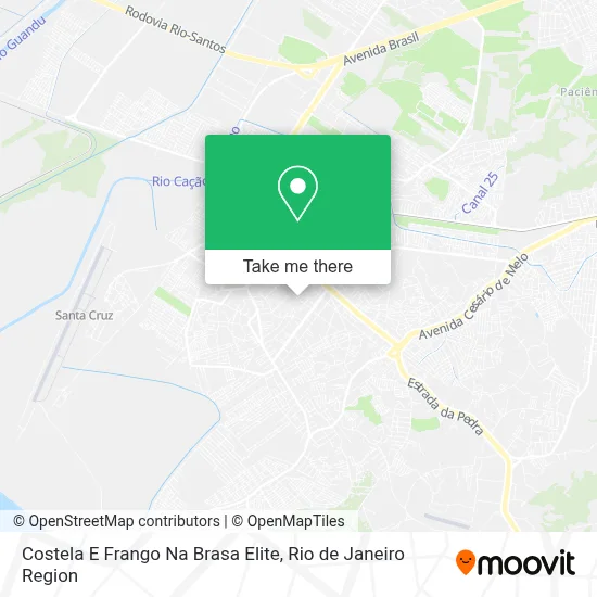 Costela E Frango Na Brasa Elite map