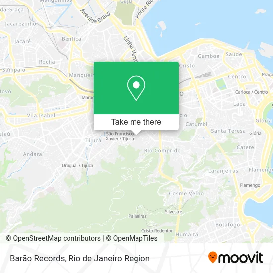 Barão Records map