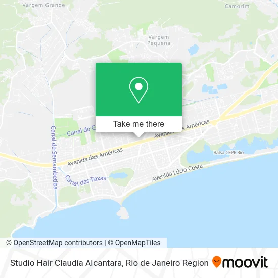 Studio Hair Claudia Alcantara map
