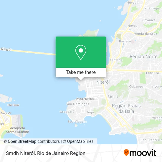Smdh Niterói map