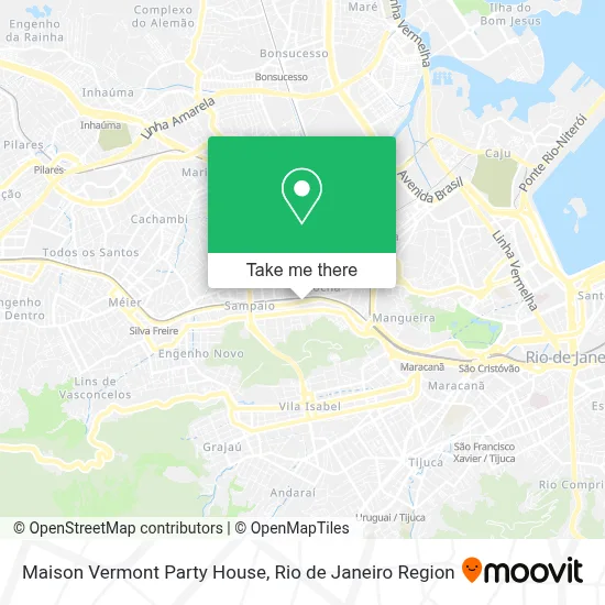 Maison Vermont Party House map
