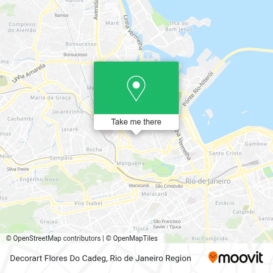 Decorart Flores Do Cadeg map