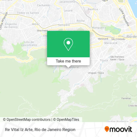 Re Vital Iz Arte map