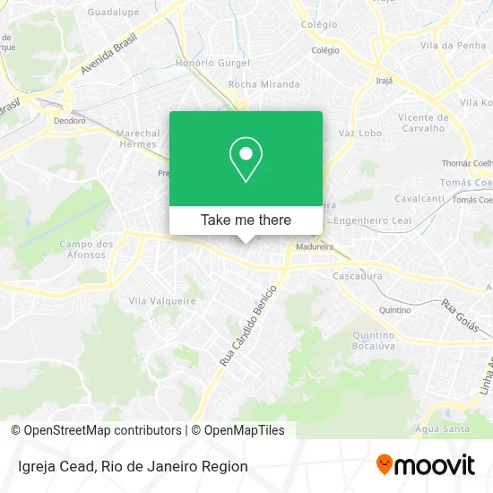 Igreja Cead map