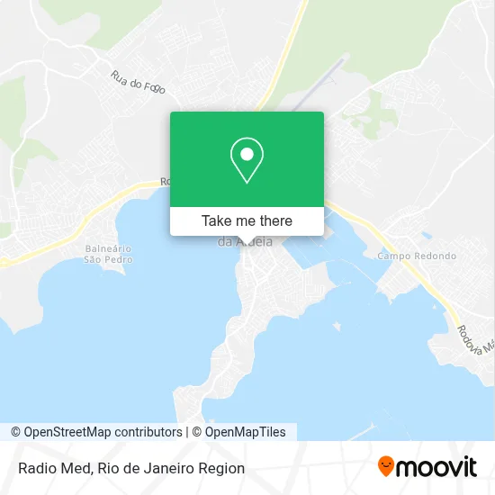 Radio Med map