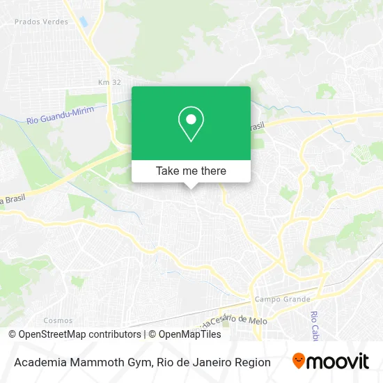 Academia Mammoth Gym map