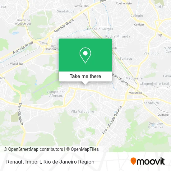 Renault Import map