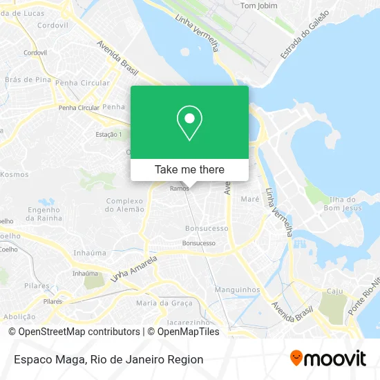 Espaco Maga map