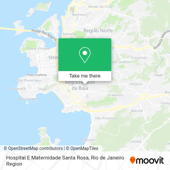Hospital E Maternidade Santa Rosa map