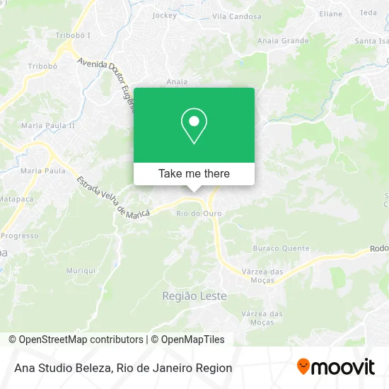 Ana Studio Beleza map