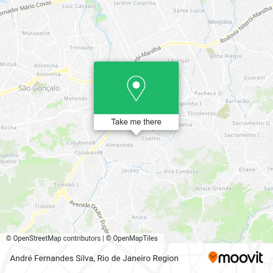 André Fernandes Silva map