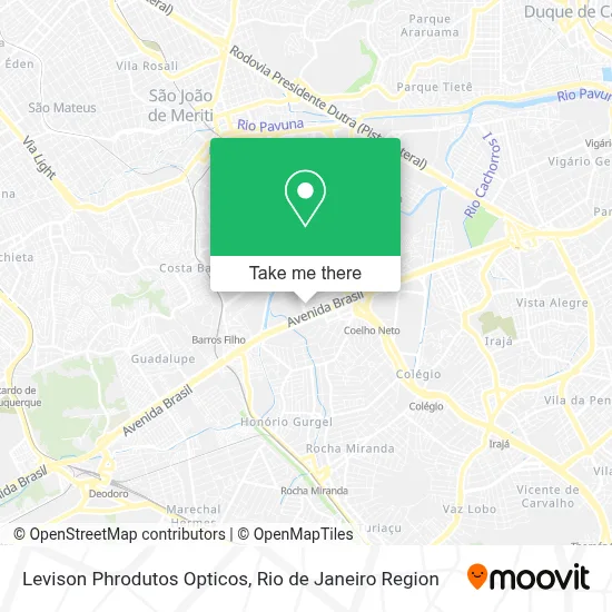 Levison Phrodutos Opticos map