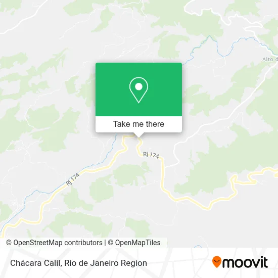 Chácara Calil map