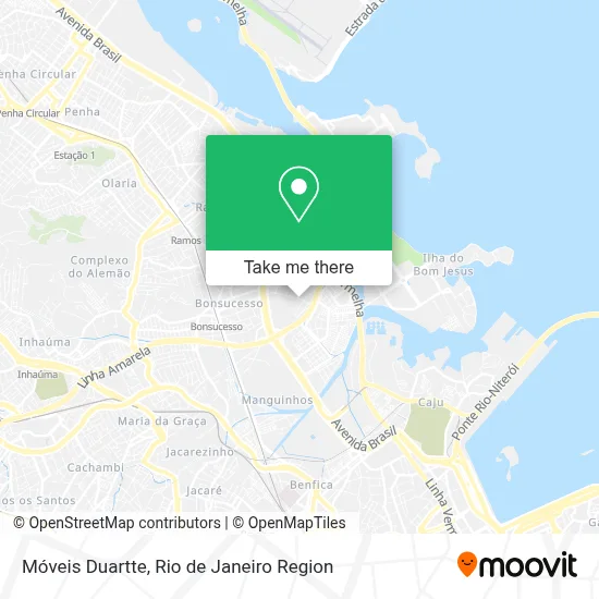 Móveis Duartte map