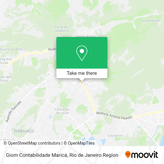 Giom Contabilidade Maricá map