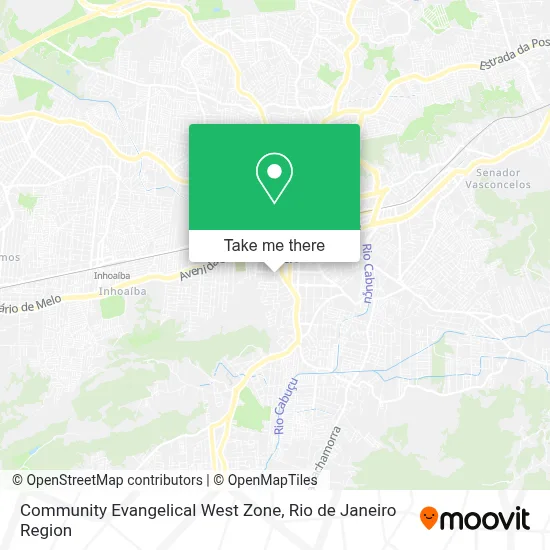 Community Evangelical West Zone map