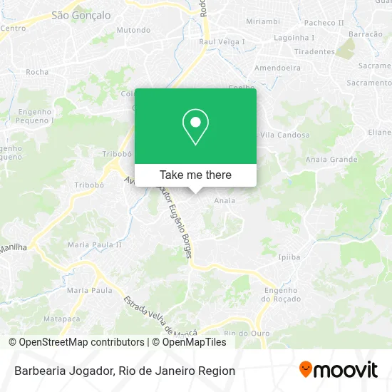 Barbearia Jogador map