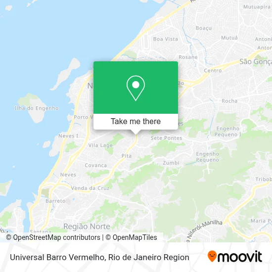 Universal Barro Vermelho map