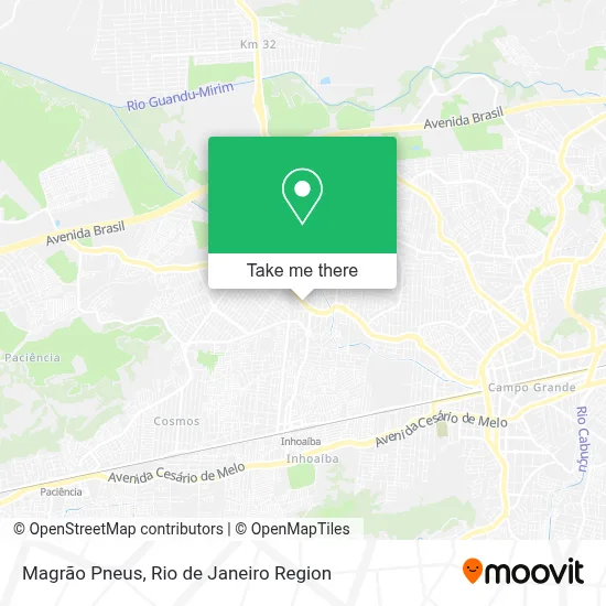 Magrão Pneus map