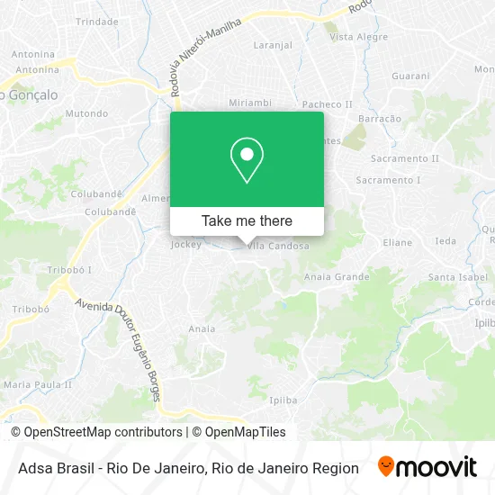Adsa Brasil - Rio De Janeiro map