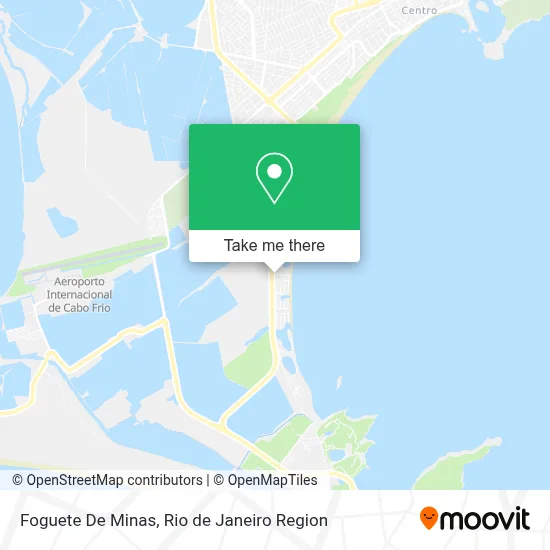 Foguete De Minas map