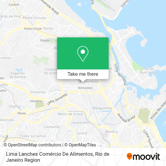 Lima Lanches Comércio De Alimentos map