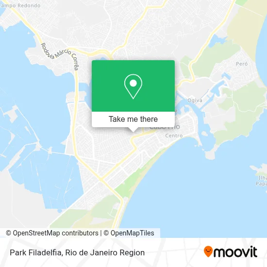 Park Filadelfia map