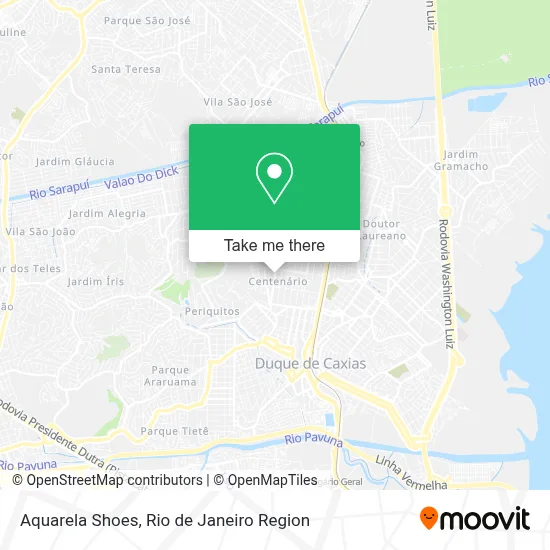 Aquarela Shoes map