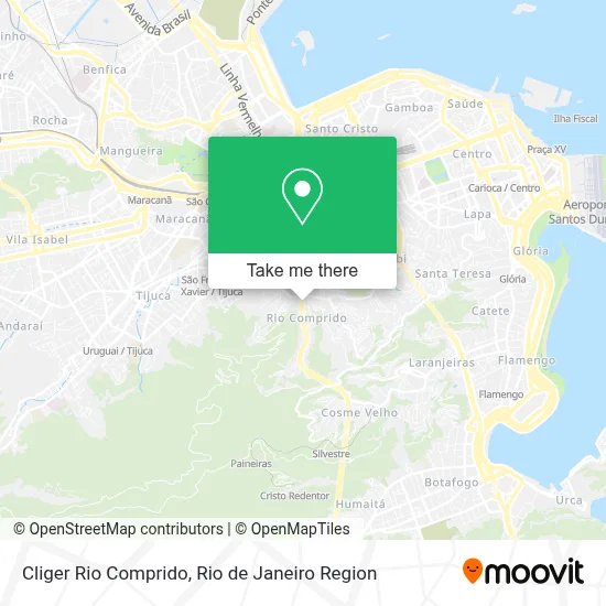Cliger Rio Comprido map