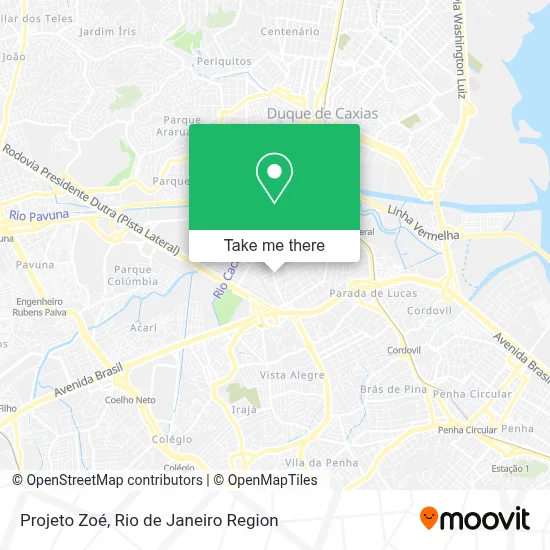 Projeto Zoé map