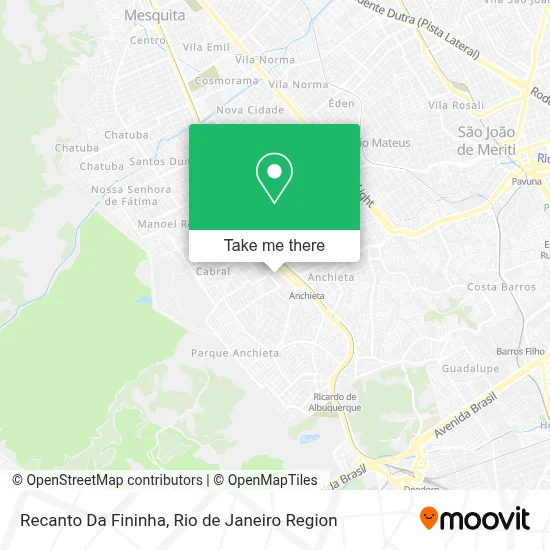 Recanto Da Fininha map