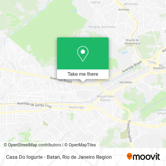 Casa Do Iogurte - Batan map