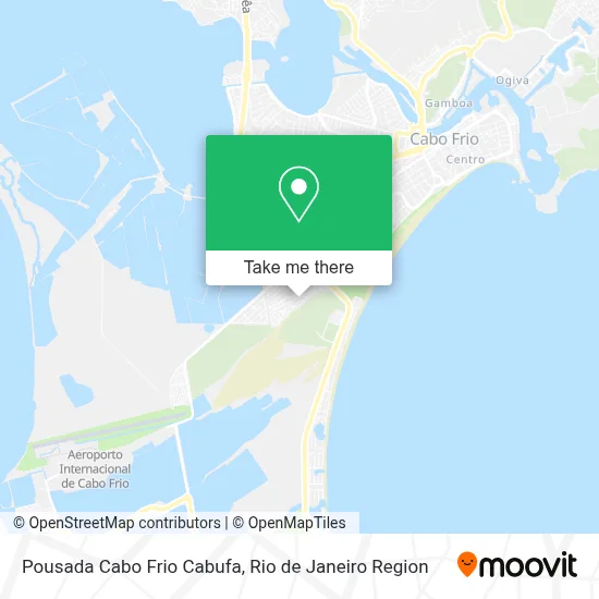Pousada Cabo Frio Cabufa map