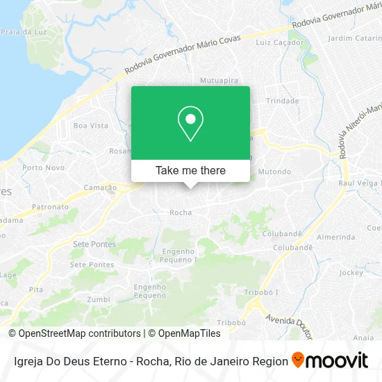 Igreja Do Deus Eterno - Rocha map