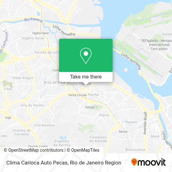 Clima Carioca Auto Pecas map