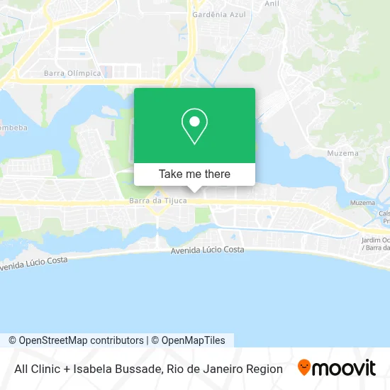 All Clinic + Isabela Bussade map