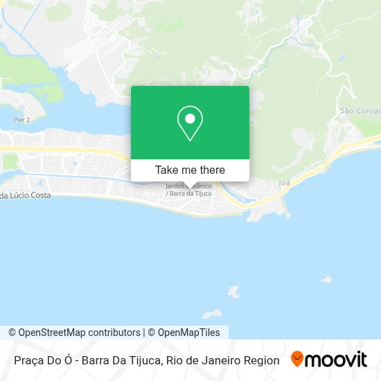 Praça Do Ó - Barra Da Tijuca map