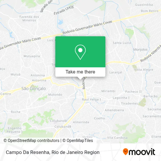 Campo Da Resenha map