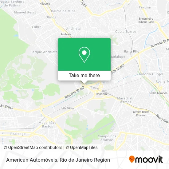 American Automóveis map