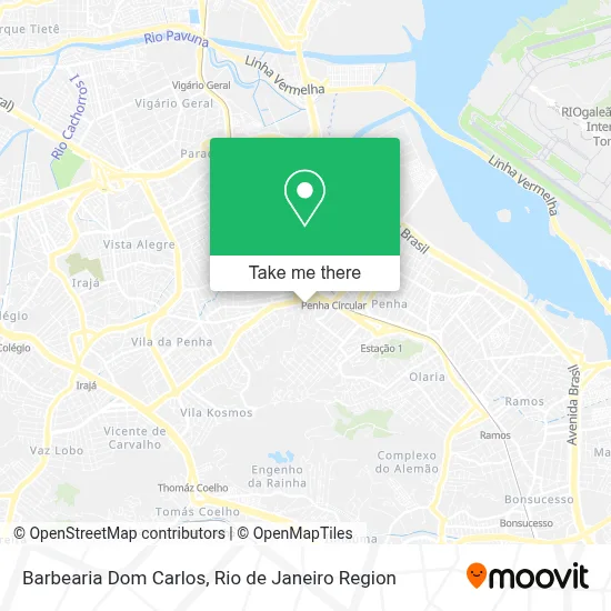 Barbearia Dom Carlos map