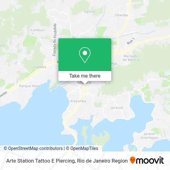 Arte Station Tattoo E Piercing map