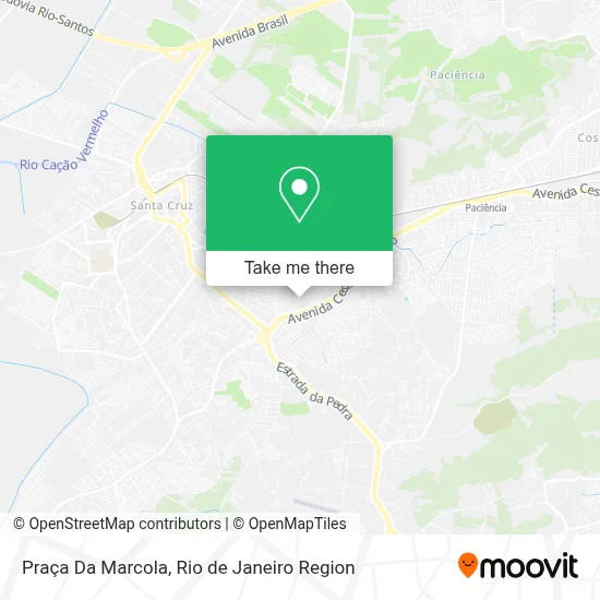 Praça Da Marcola map
