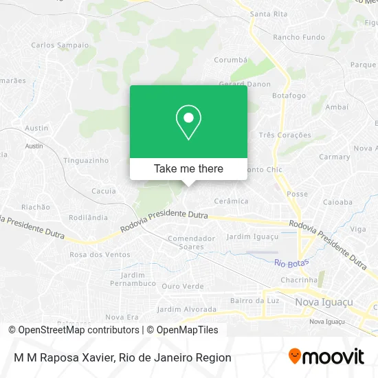 M M Raposa Xavier map