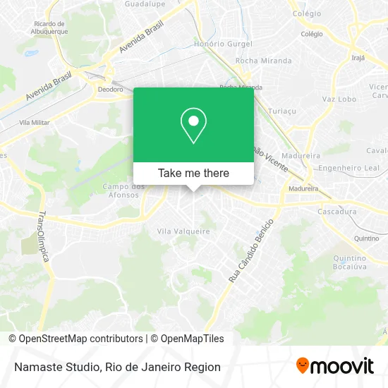 Namaste Studio map
