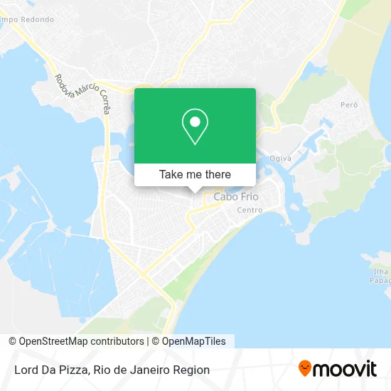 Lord Da Pizza map