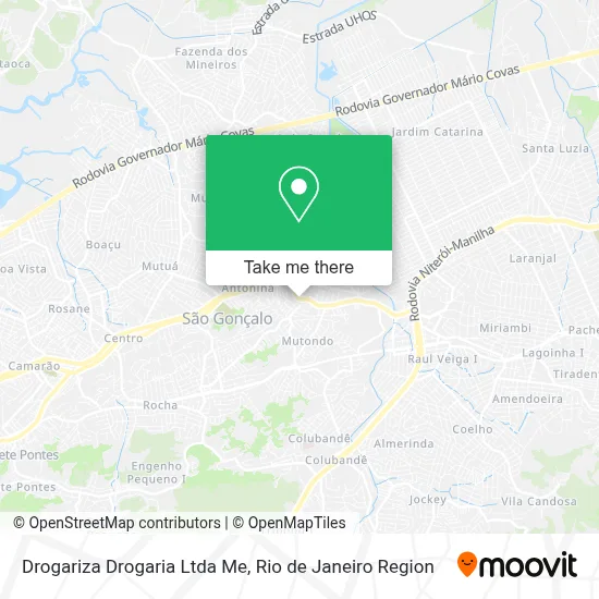 Drogariza Drogaria Ltda Me map