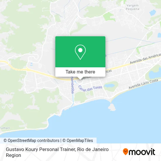 Gustavo Koury Personal Trainer map
