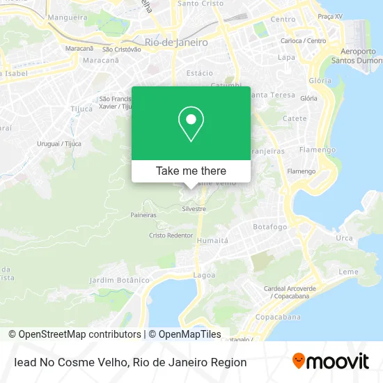 Iead No Cosme Velho map