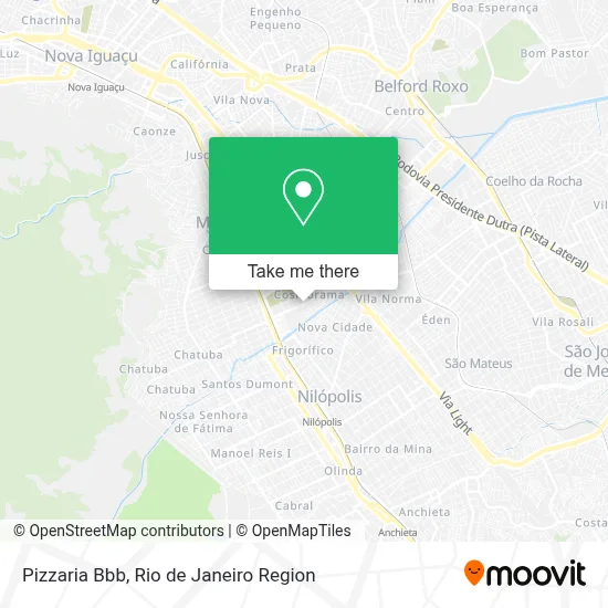 Pizzaria Bbb map