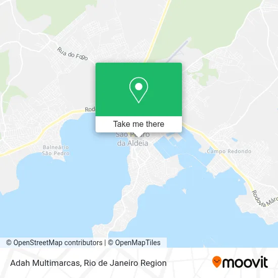 Adah Multimarcas map